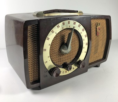 vintage zenith am fm tube radio